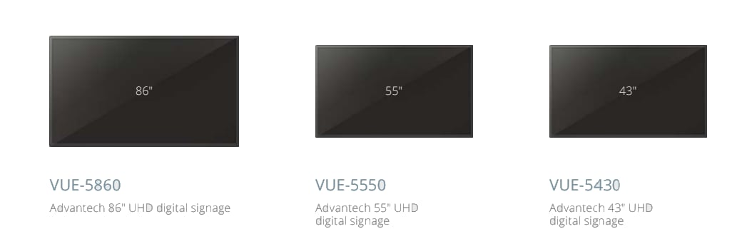 Advantech Écrans tactiles Vue